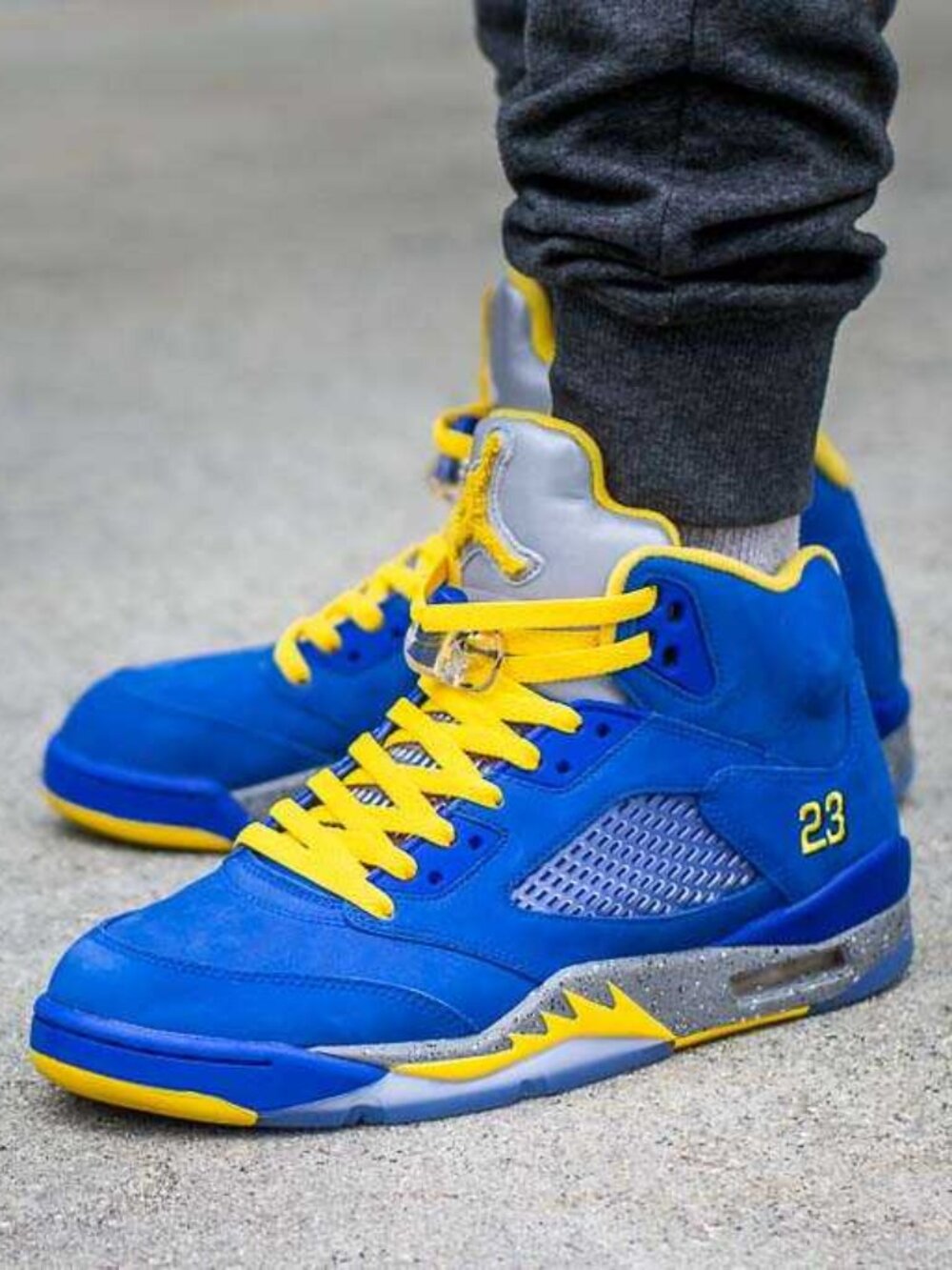 Men’s Air Jordan 5 Retro JSP Laney Varsity Royal - Size 9.5 - CD2720-400